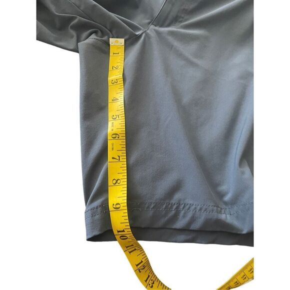 Columbia Mens Blue Zip Fly Flat Front Regular Fit Chino Short Size 38/10 - Picture 4 of 9